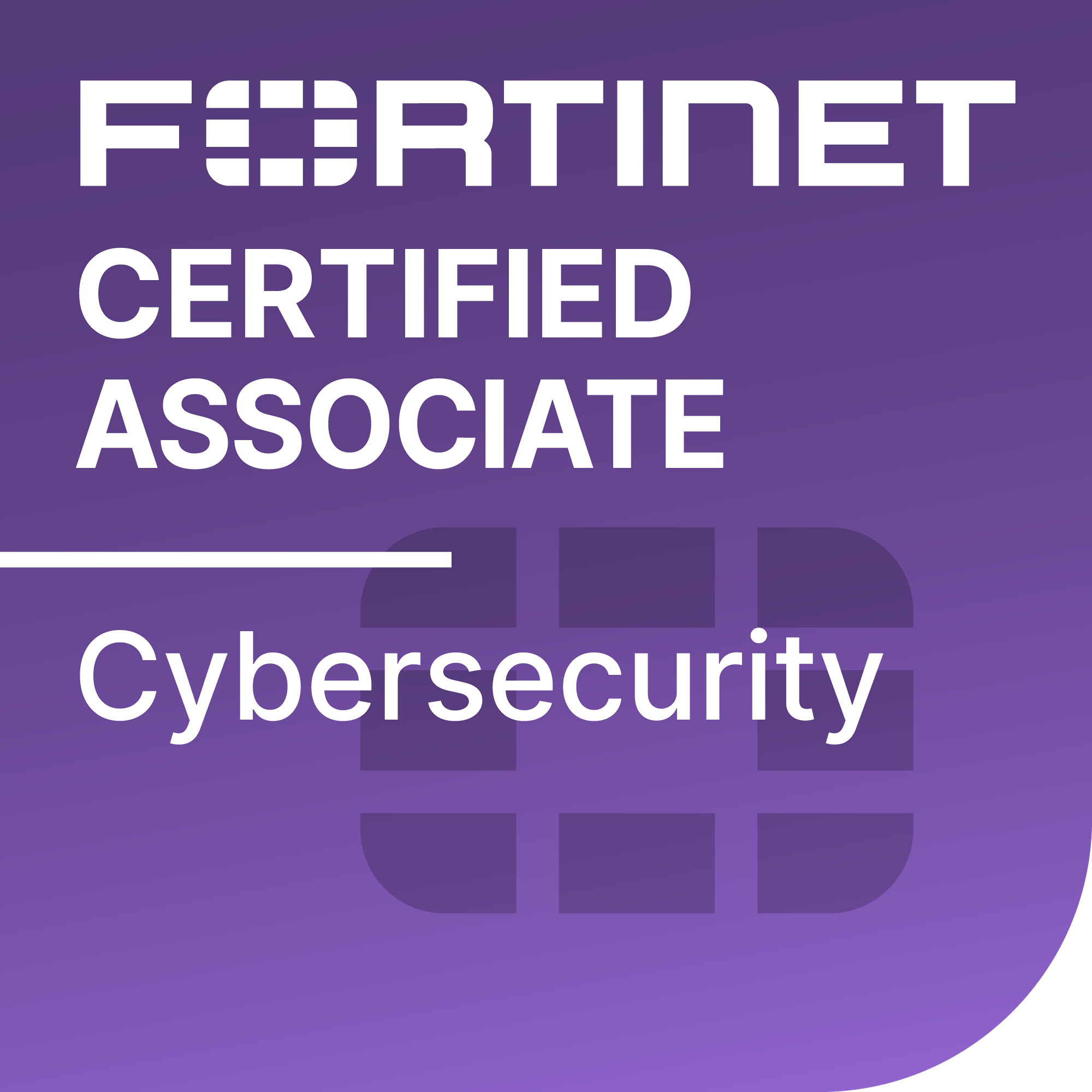 Fortinet Certified Associate in Cyber Security Badge