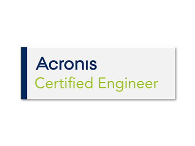 Acronis Certified Engineer Badge