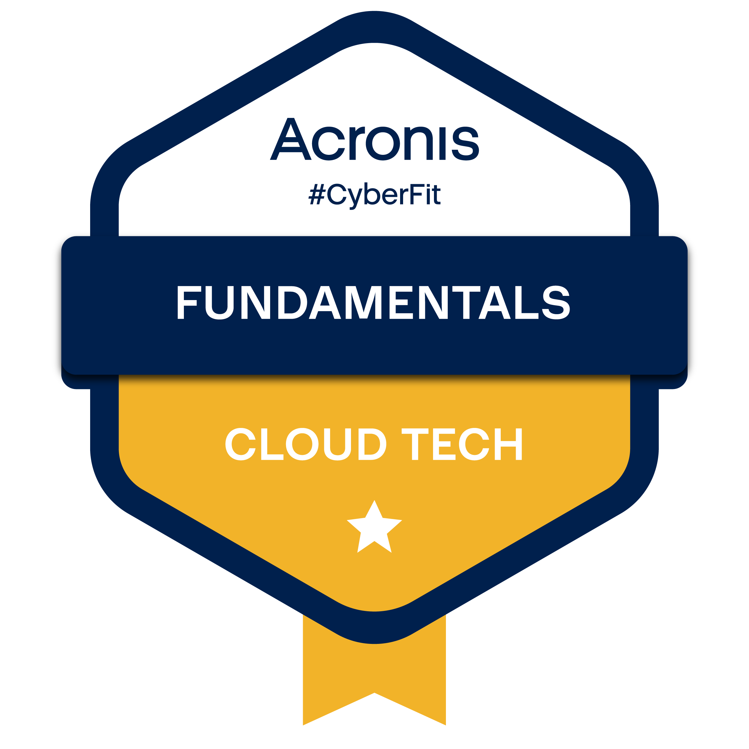 Acronis #CyberFit Cloud Tech Fundamentals Certified