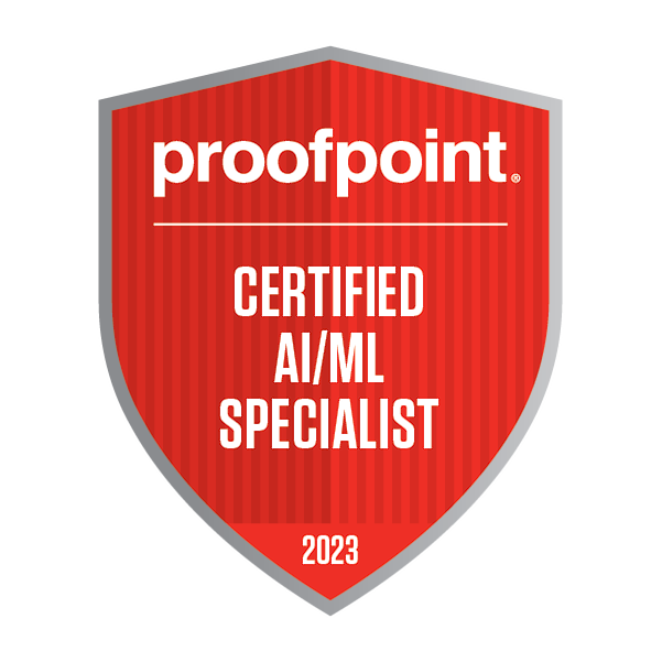 ProofPoint Certified AI/ML Specialist Badge